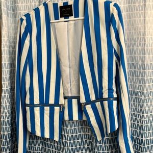 Blue stripe blazer